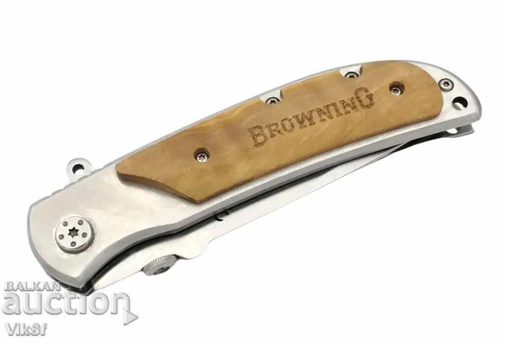 Πτυσσόμενο μαχαίρι Browning-338 - 90x215 mm - 6