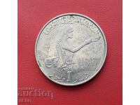 Tunisia-1 dinar 1976