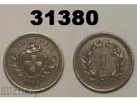 Ελβετία 1 ραπέν 1898 XF+