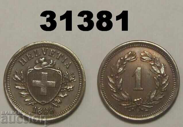 Elveția 1 rapan 1899 AUNC