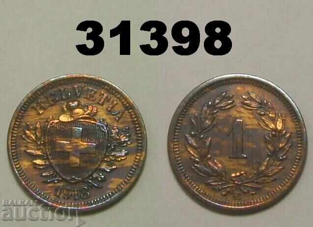 Elveția 1 rapan 1918 XF