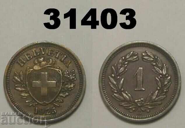 Switzerland 1 Rappen 1925/4 XF Switzerland 1 Rappen 1925/4 XF