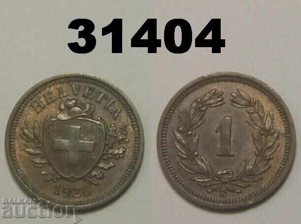Switzerland 1 Rappen 1926 AUNC
