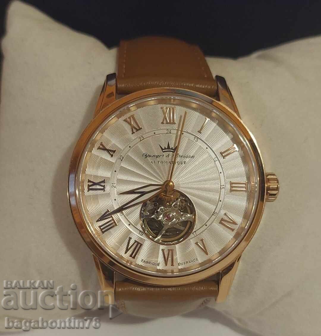 Licitație Nou ceas mecanic Yonger & Bresson Licitație Nou ceas mecanic Yonger & Bresson