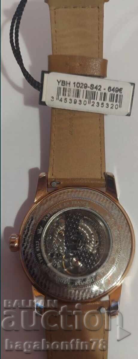 Ceas automatic franțuzesc Yonger & Bresson Montségur YBH8523 - 6