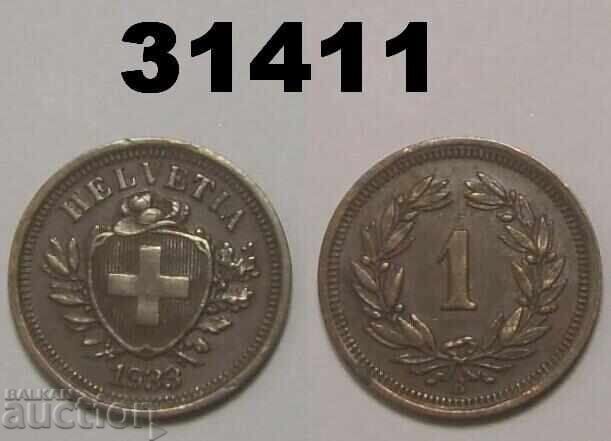 Elveția 1 rapen 1933 XF