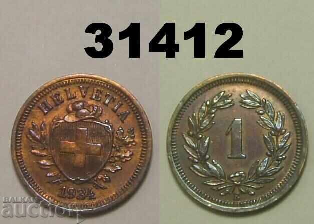 Ελβετία 1 ραπέν 1934