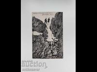 Стара пощенска алпинистка картичка, Австрийските Алпи 1907г.