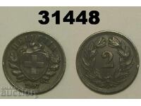 Switzerland 2 Rappen 1907 XF