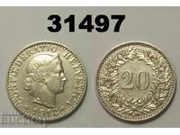 Ελβετία 20 ραπέν 1912