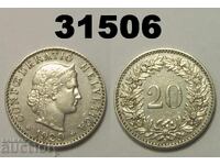 Switzerland 20 Rapen 1929