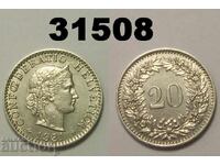 Switzerland 20 Rapen 1931