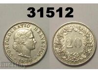 Switzerland 20 Rappen 1936
