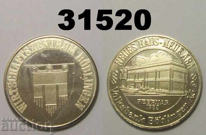 Centrul economic Böblingen 1983 Volksbank medalie Centrul economic Böblingen 1983 Volksbank medalie