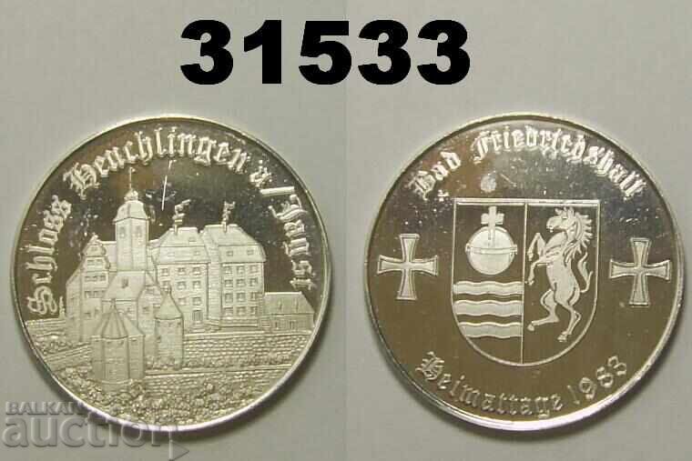 Bad Friedrichshall Heimattage 1983 πλακέτα