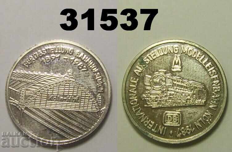 Διεθνής Έκθεση Μοντελισμού Τρένων Κολωνία 1987 Μετάλλιο