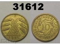 Germania 10 Reichspfennig 1935 F XF+