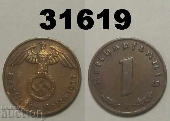 Германия 1 пфениг 1937 F