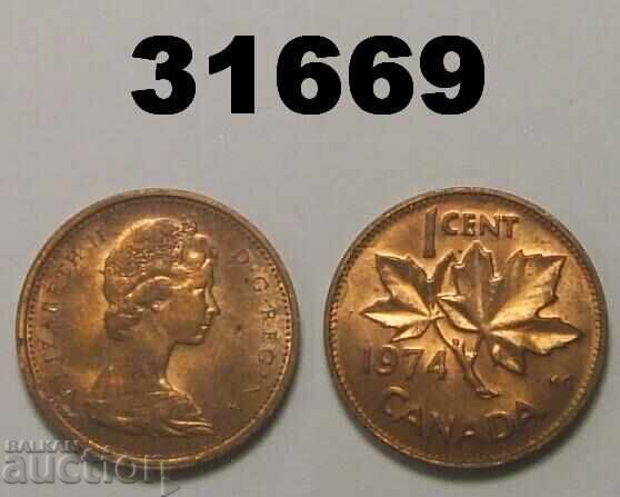 Canada 1 cent 1974 UNC Canada 1 cent 1974 UNC