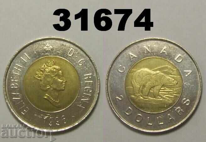 Canada 2 dollars 1996