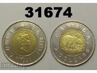 Canada 2 dollars 1996