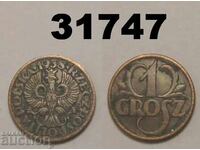 Poland 1 grosz 1938