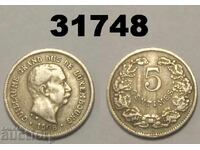Luxembourg 5 Centimes 1908