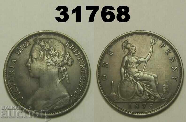 Ηνωμένο Βασίλειο 1 πένι 1875