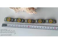 Brățară antică italiană - micromozaic cu motive florale