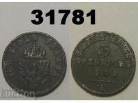 Πρωσία 3 πεννίγια 1869 Α Γερμανία