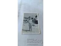 Снимка Момченце на плажа 1961