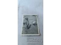 Снимка Момченце на плажа 1961