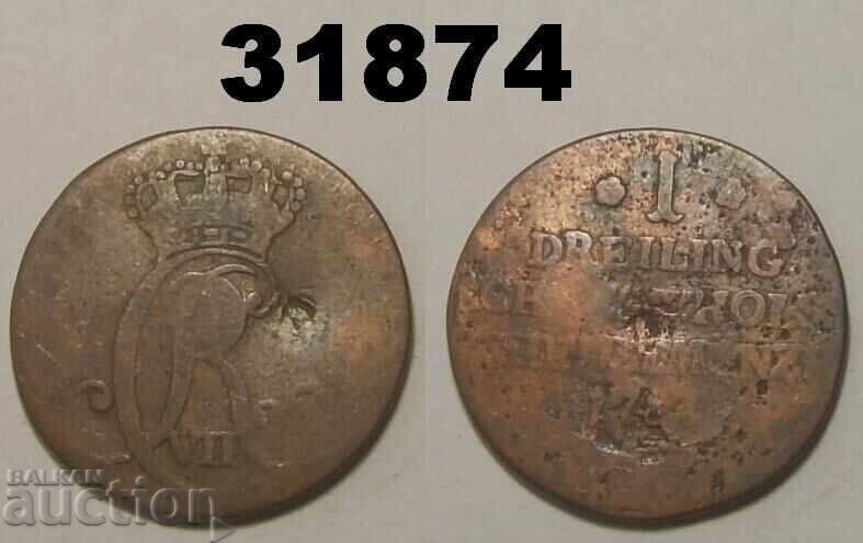 Σλέσβιχ-Χόλσταϊν 1 dreiling 1787 Γερμανία Σλέσβιχ-Χόλσταϊν 1 dreiling 1787 Γερμανία