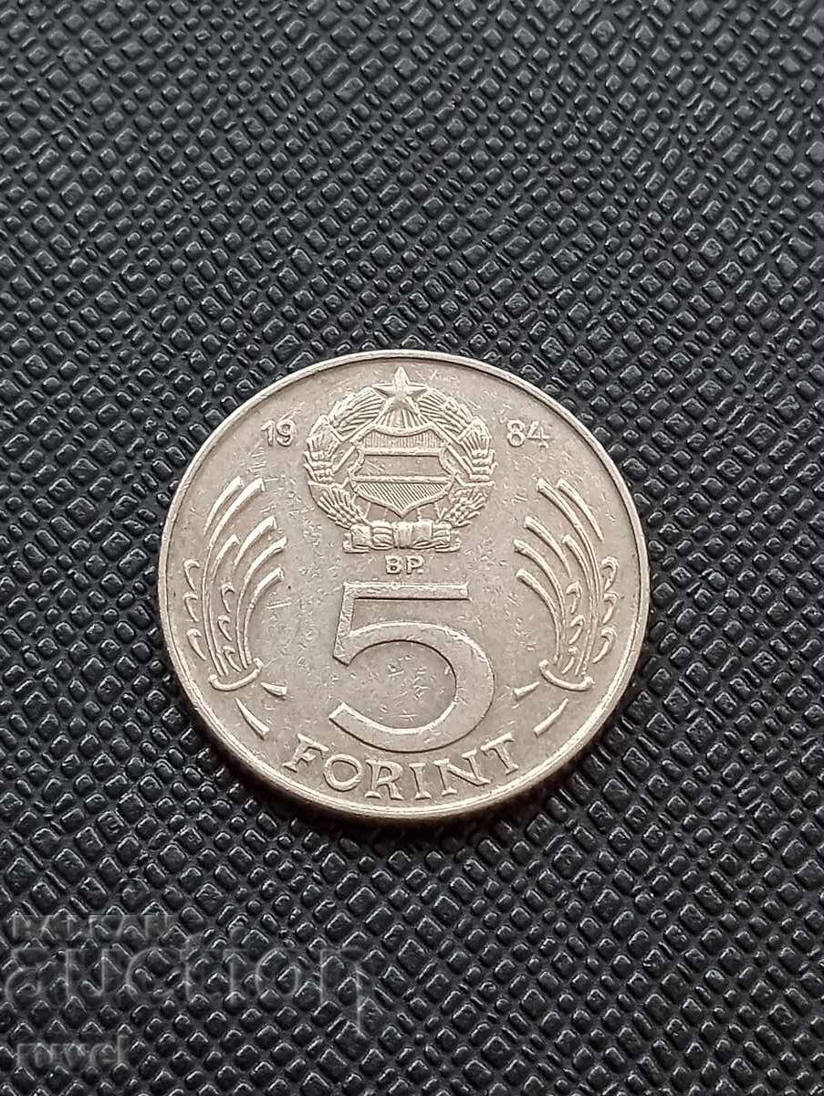 Ungaria 5 forinți 1984