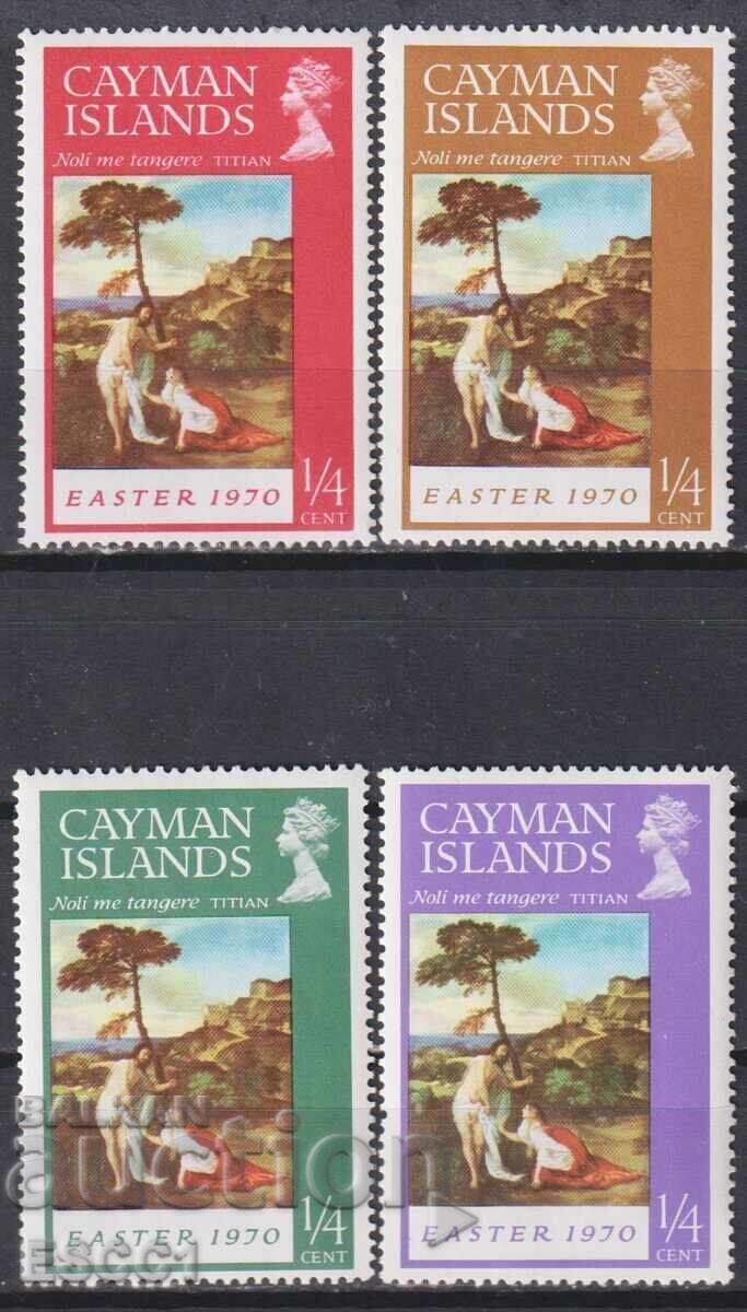 Mărci poștale curate Paște 1970 din Insulele Cayman Mărci poștale curate Paște 1970 din Insulele Cayman