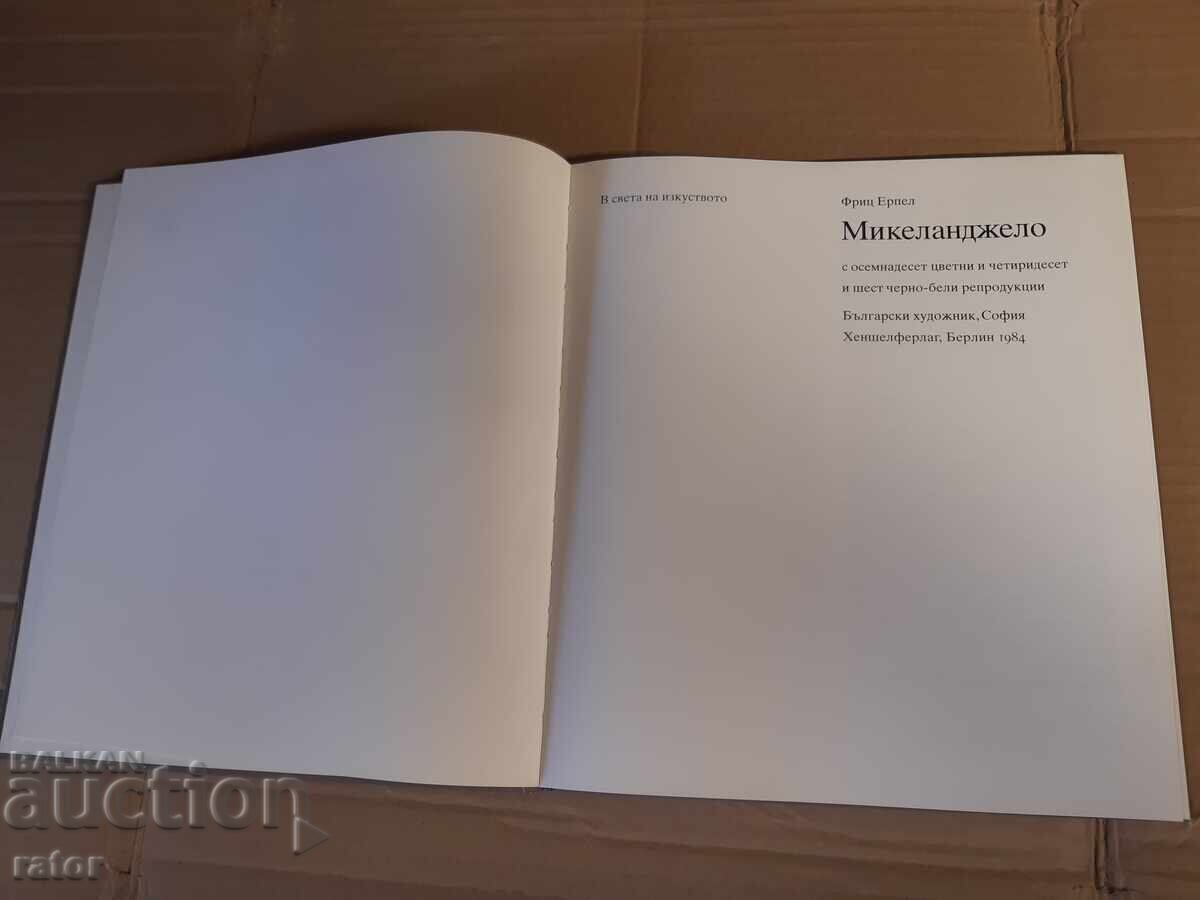 Art Album, Painting - Michelangelo with price € 5.99 | 11.72 BGN