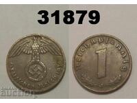 Germany 1 pfennig 1938 J swastika