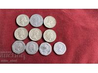 Британски монети 10 броя