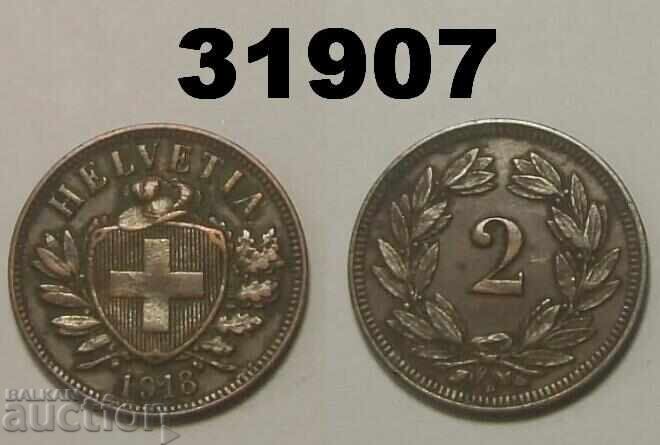Switzerland 2 Rapen 1918 Switzerland 2 Rapen 1918