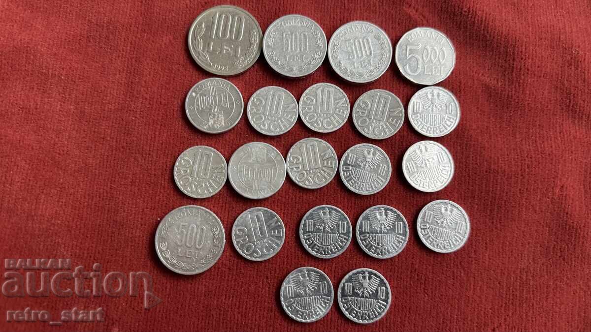 Νομίσματα παρτίδα 20 τεμαχίων