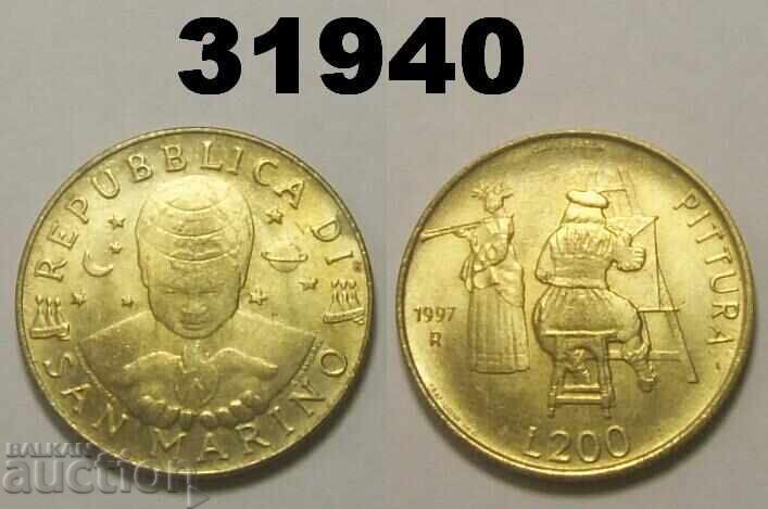 Σαν Μαρίνο 200 λιρες 1997
