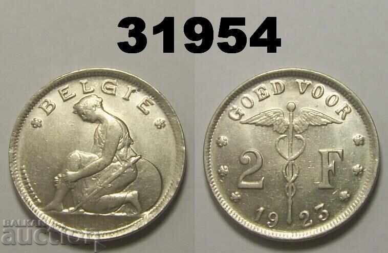 Белгия 2 франка 1923