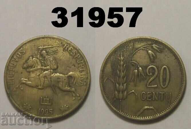 Λιθουανία 20 λεπτά 1925