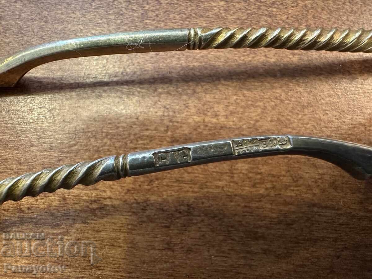 Аукцион ЛЪЖИЧКИ ЛЪЖИЦИ КАФЕ ЧАЙ СРЕБЪРНИ ПОЗЛАТА НИЕЛО РУСИЯ ЦАРСКИ