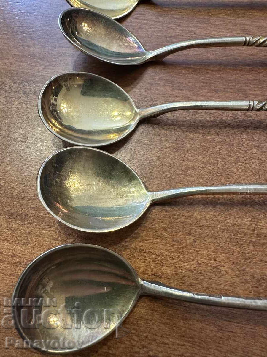 Доставка на ЛЪЖИЧКИ ЛЪЖИЦИ КАФЕ ЧАЙ СРЕБЪРНИ ПОЗЛАТА НИЕЛО РУСИЯ ЦАРСКИ