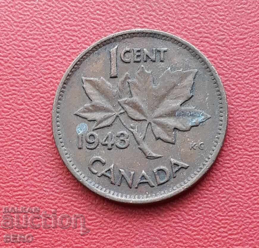 Канада-1 цент 1943 Канада-1 цент 1943
