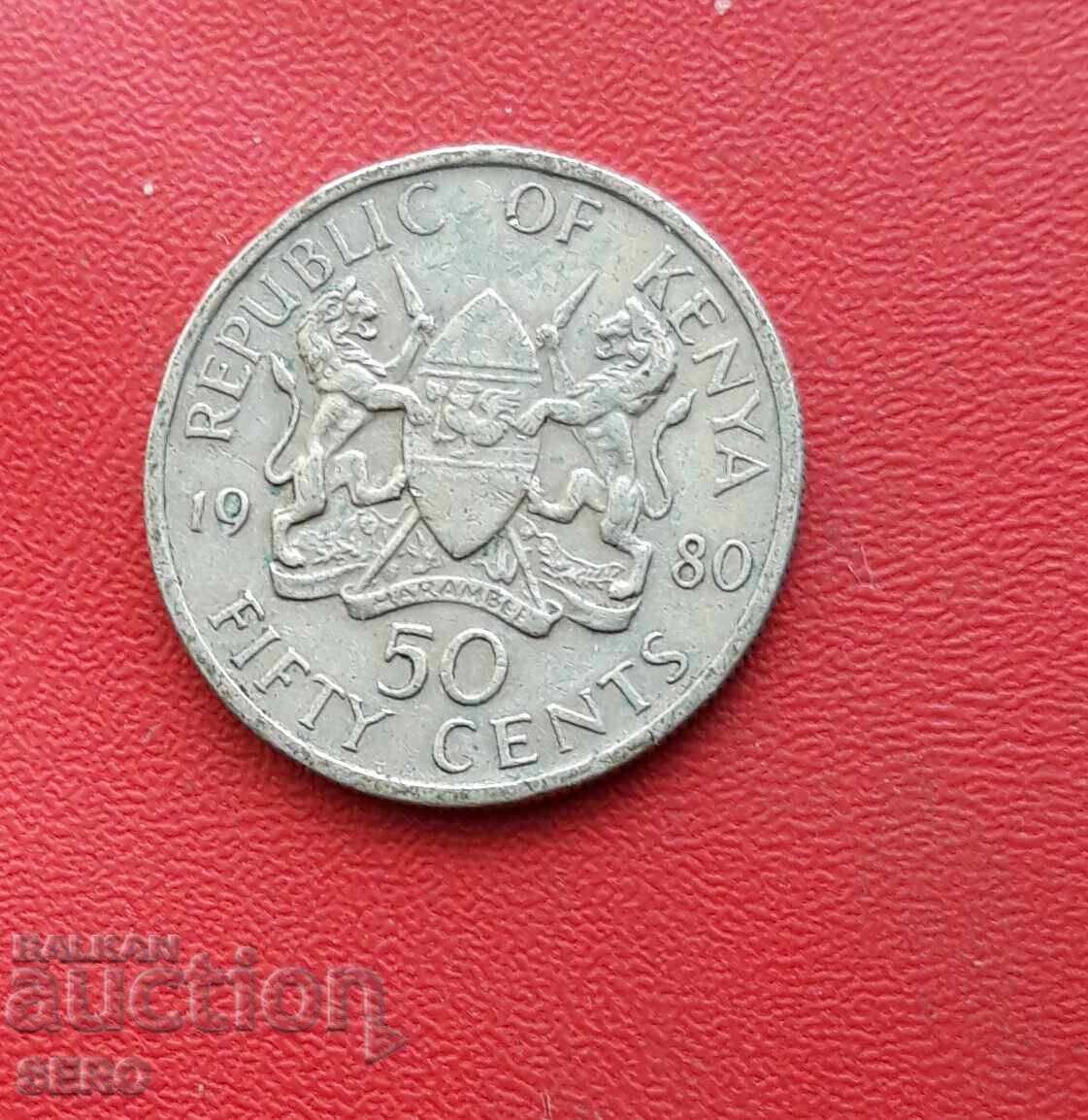 Kenya - 50 Cents 1980 Kenya - 50 Cents 1980