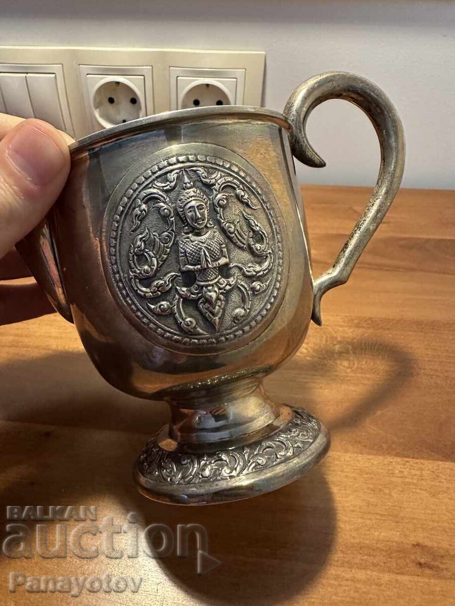 SILVER BOWL SILVER JUG SILVER PITCHER FOR WATER WINE TEA COFFEE with price 1350.00 BGN | € 690.24