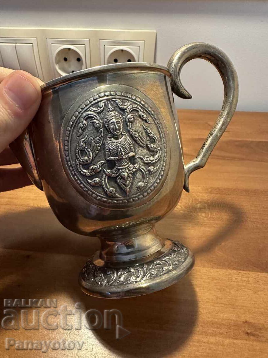 SILVER BOWL SILVER JUG SILVER PITCHER FOR WATER WINE TEA COFFEE with price € 1017.47 | 1990.00 BGN