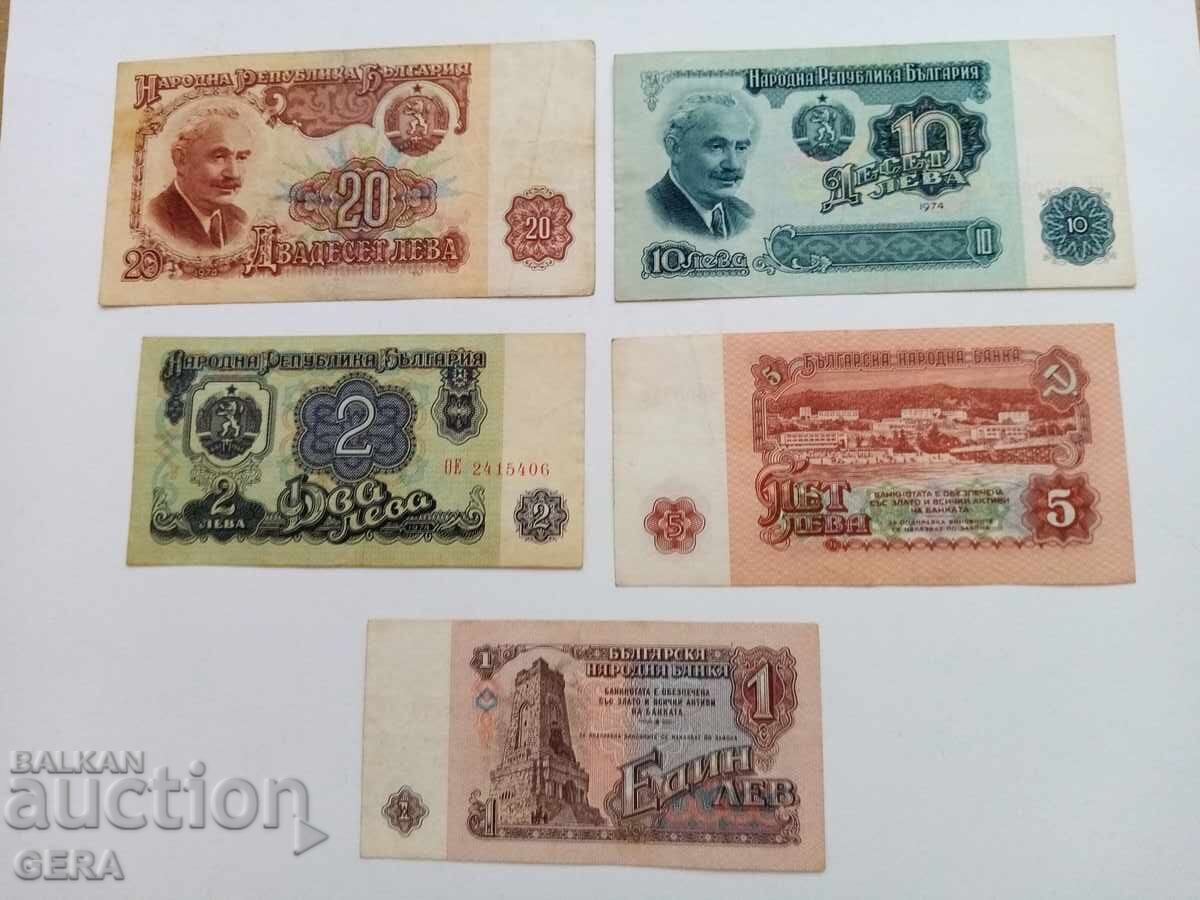 Lot of banknotes